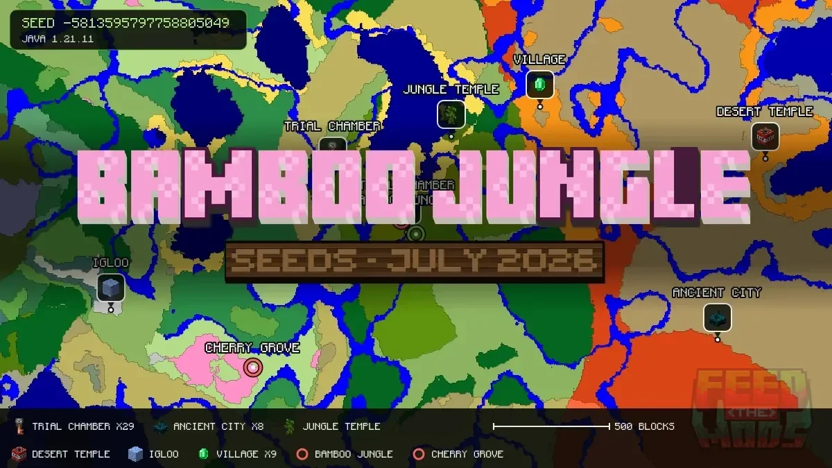 10 Best Bamboo Jungle Seeds in Minecraft (July 2026)