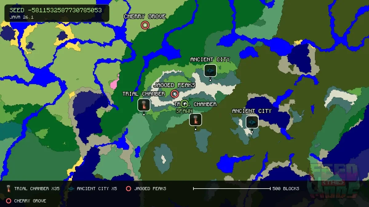 Spawn overview for seed -5811532587730785053