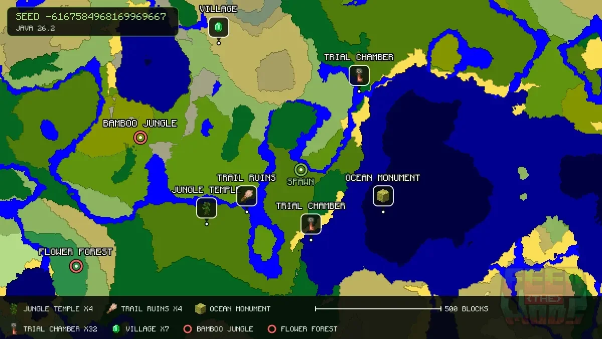 Spawn overview for seed -6167584968169969667