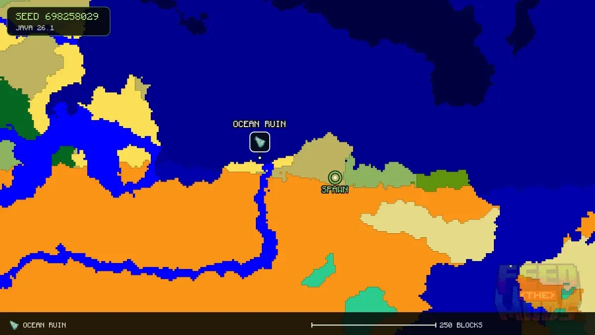 Ocean Ruin at -208, 80