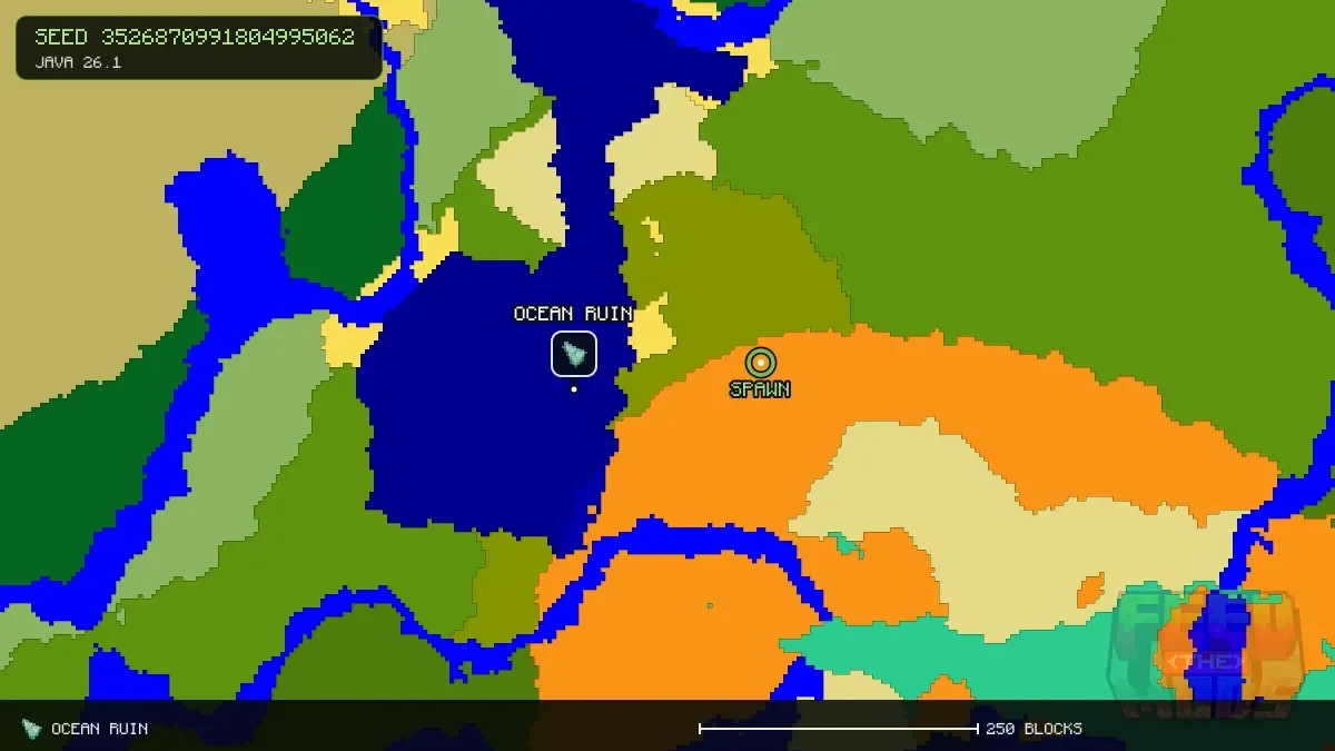 Ocean Ruin at -160, 32