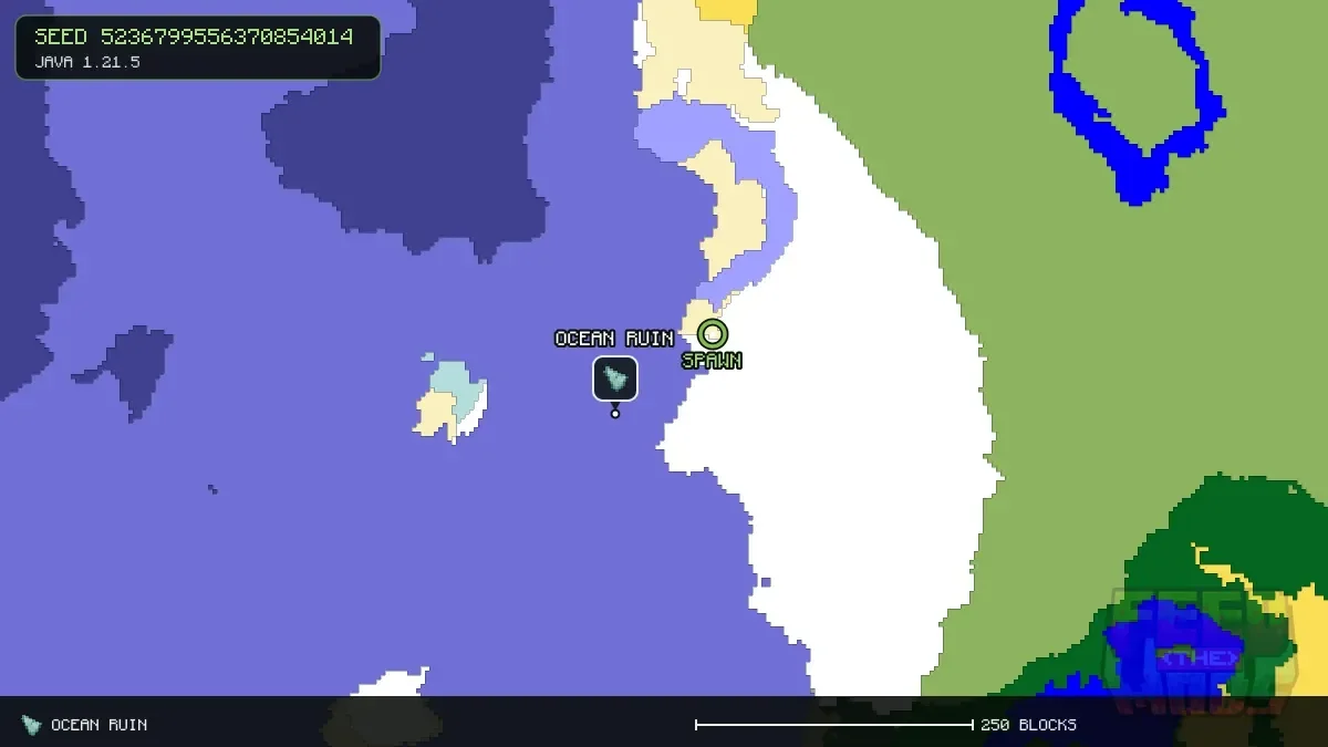 Ocean Ruin at 448, 160