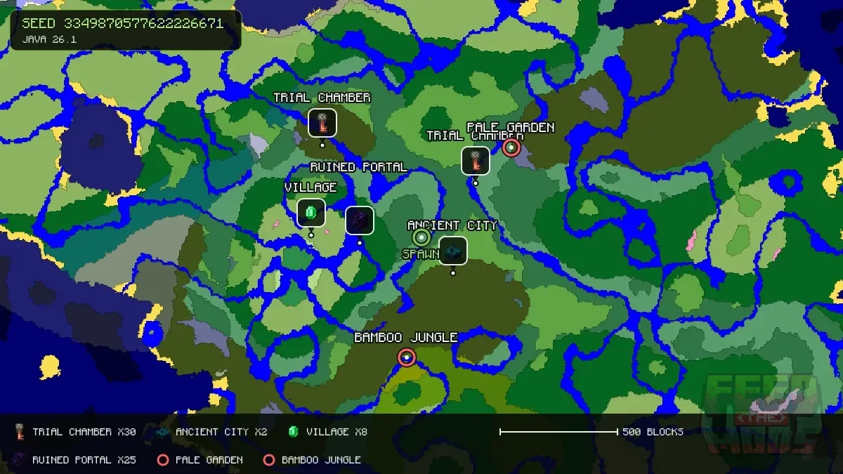 Spawn overview for seed 3349870577622226671