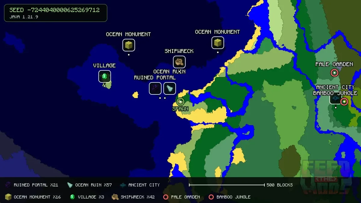 Spawn overview for seed -7244040000625269712