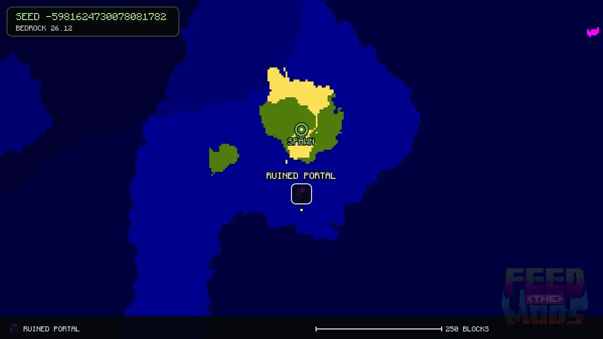 Ruined Portal at 8, 168