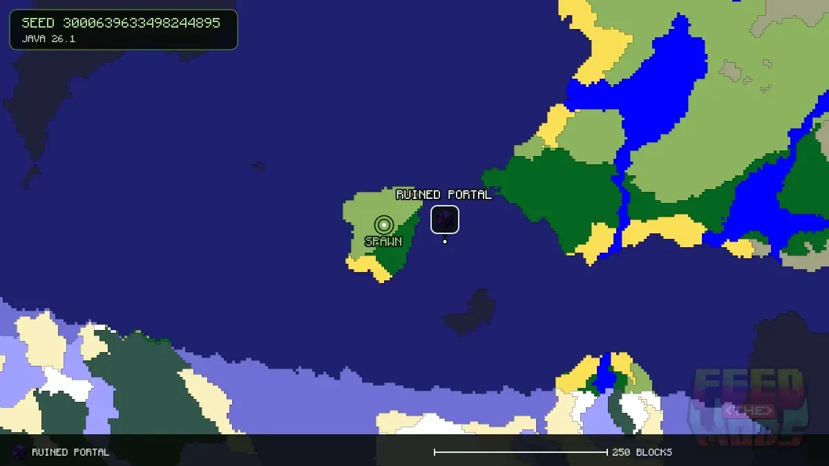 Ruined Portal at 96, 32