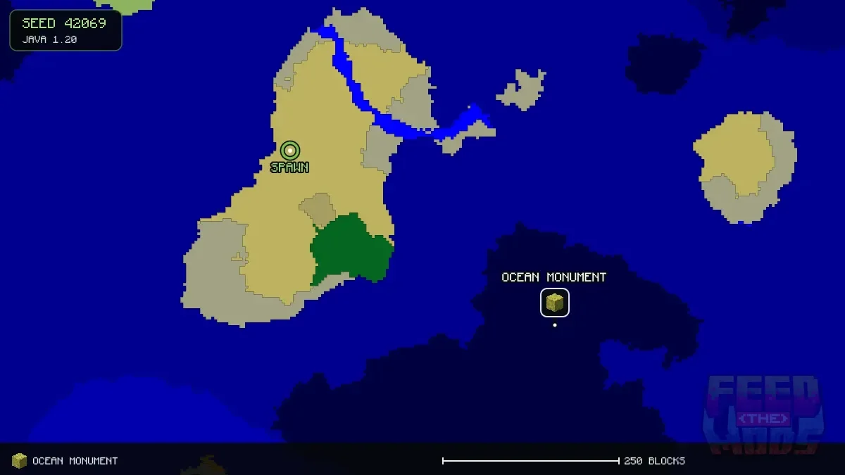 Ocean Monument at 640, 224