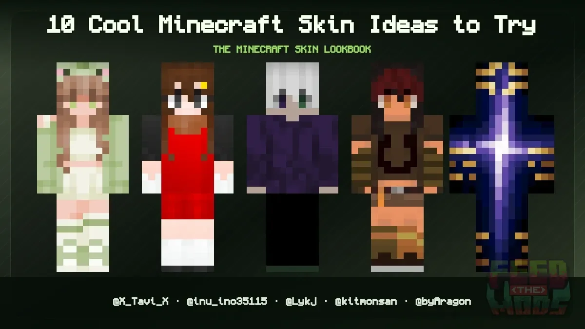 10 Cool Minecraft Skin Ideas to Try (August 2026)