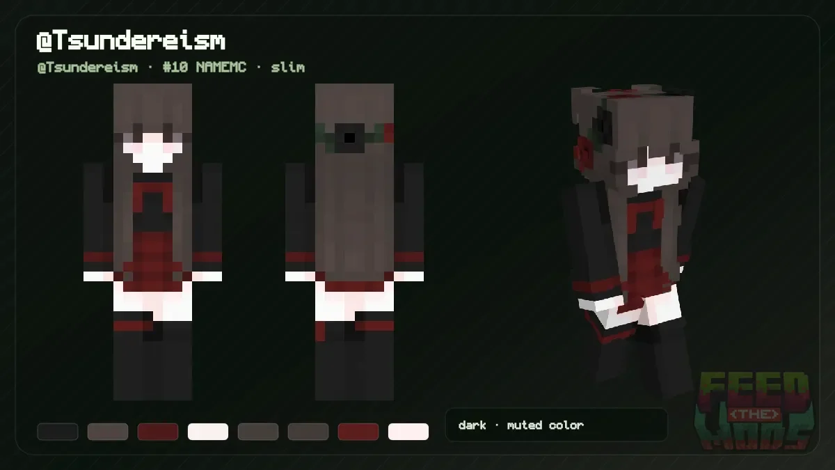 @Tsundereism Minecraft skin (@Tsundereism)