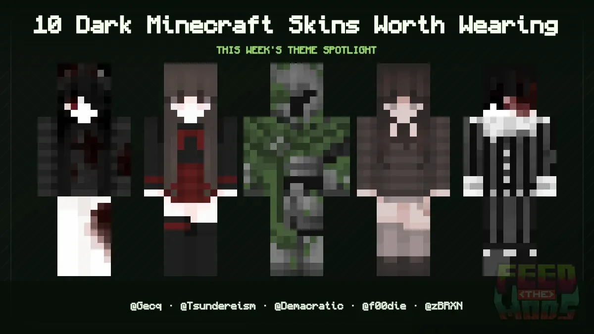10 Dark Minecraft Skins Worth Wearing (August 2026)