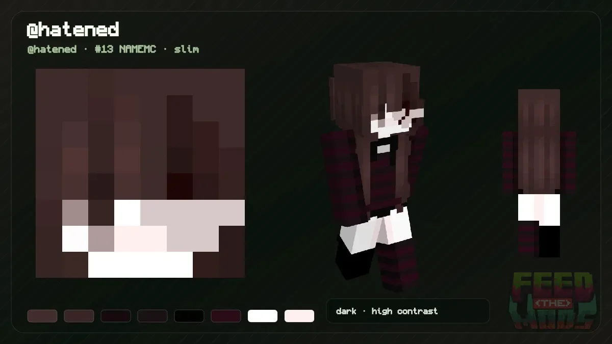 @hatened Minecraft skin (@hatened)
