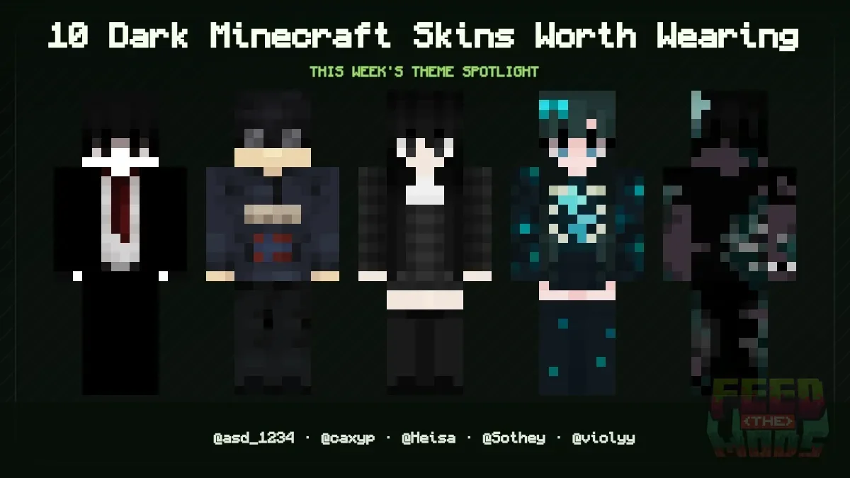 10 Dark Minecraft Skins Worth Wearing (October 2026)