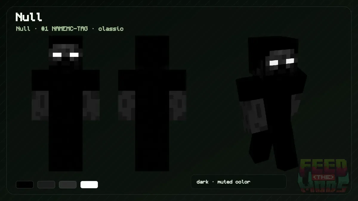 Null Minecraft skin (Null)