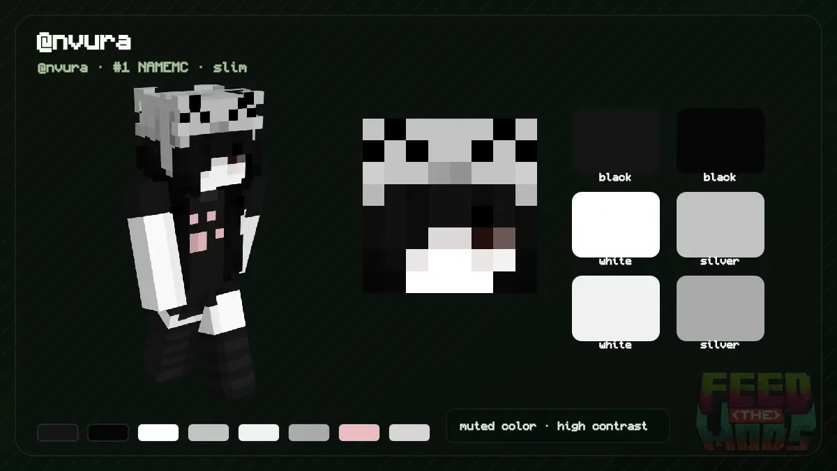 @nvura Minecraft skin (@nvura)