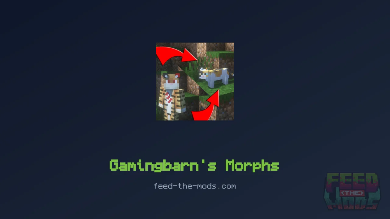 Gamingbarn's Morphs | Morph Into 60 Minecraft Mobs