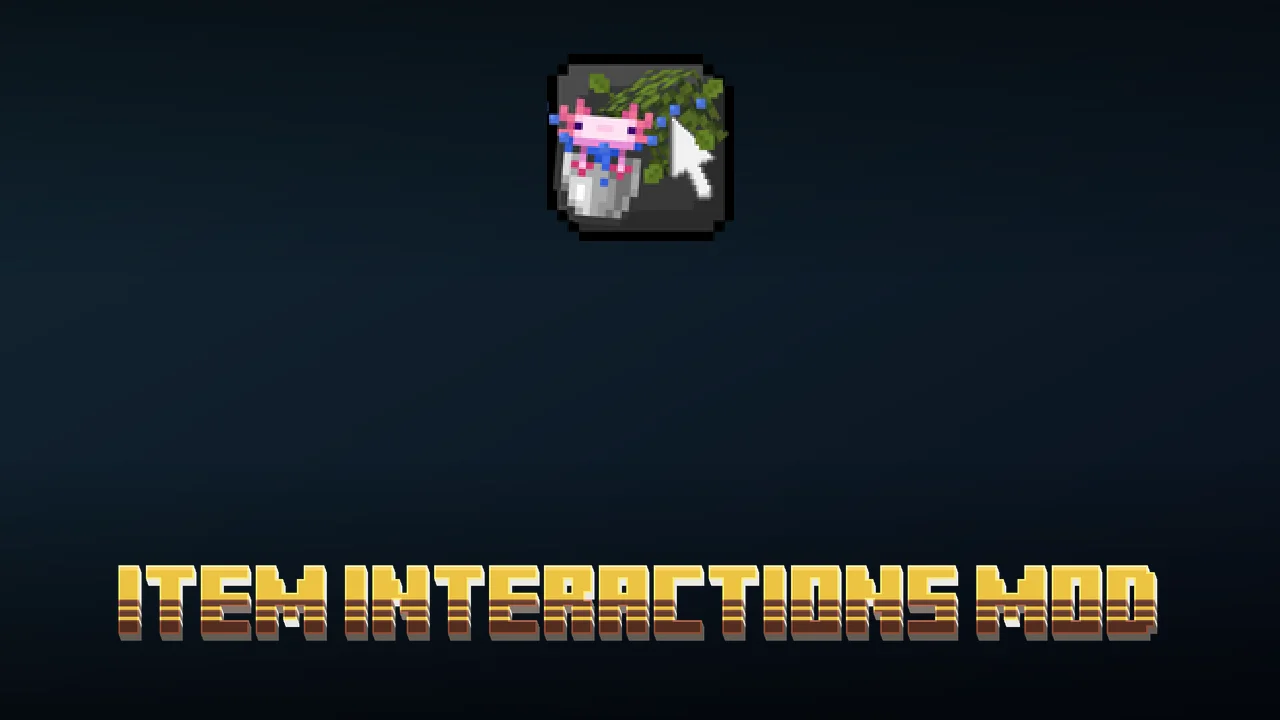 Item Interactions Mod | Animated Inventory Items