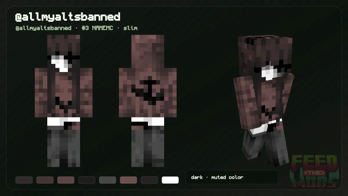 @allmyaltsbanned Minecraft skin (@allmyaltsbanned)