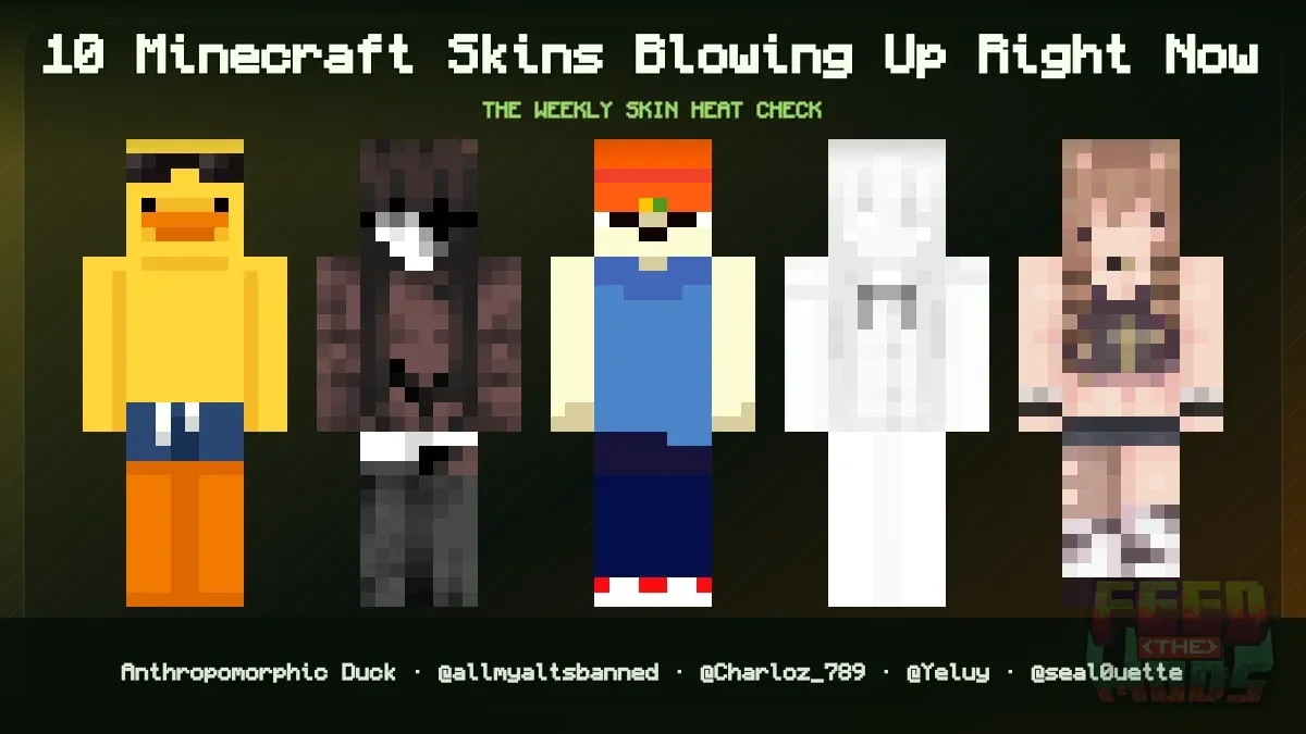 10 Minecraft Skins Blowing Up Right Now (August 2026)