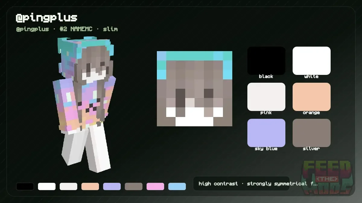 @pingplus Minecraft skin (@pingplus)