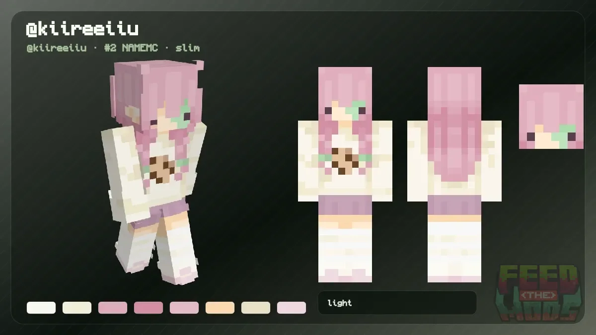 @kiireeiiu Minecraft skin (@kiireeiiu)