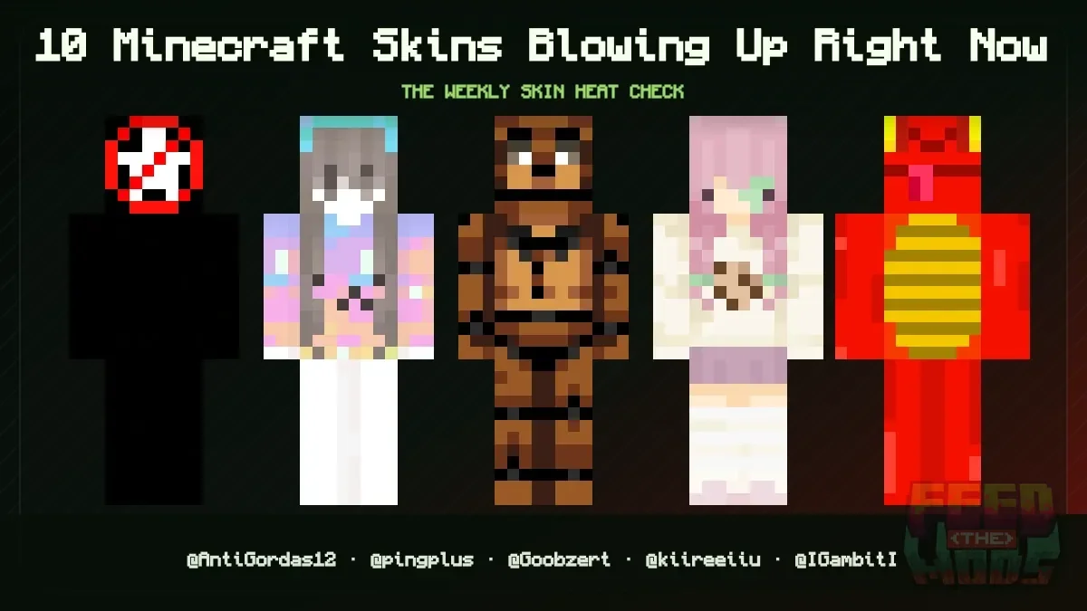 10 Minecraft Skins Blowing Up Right Now (October 2026)