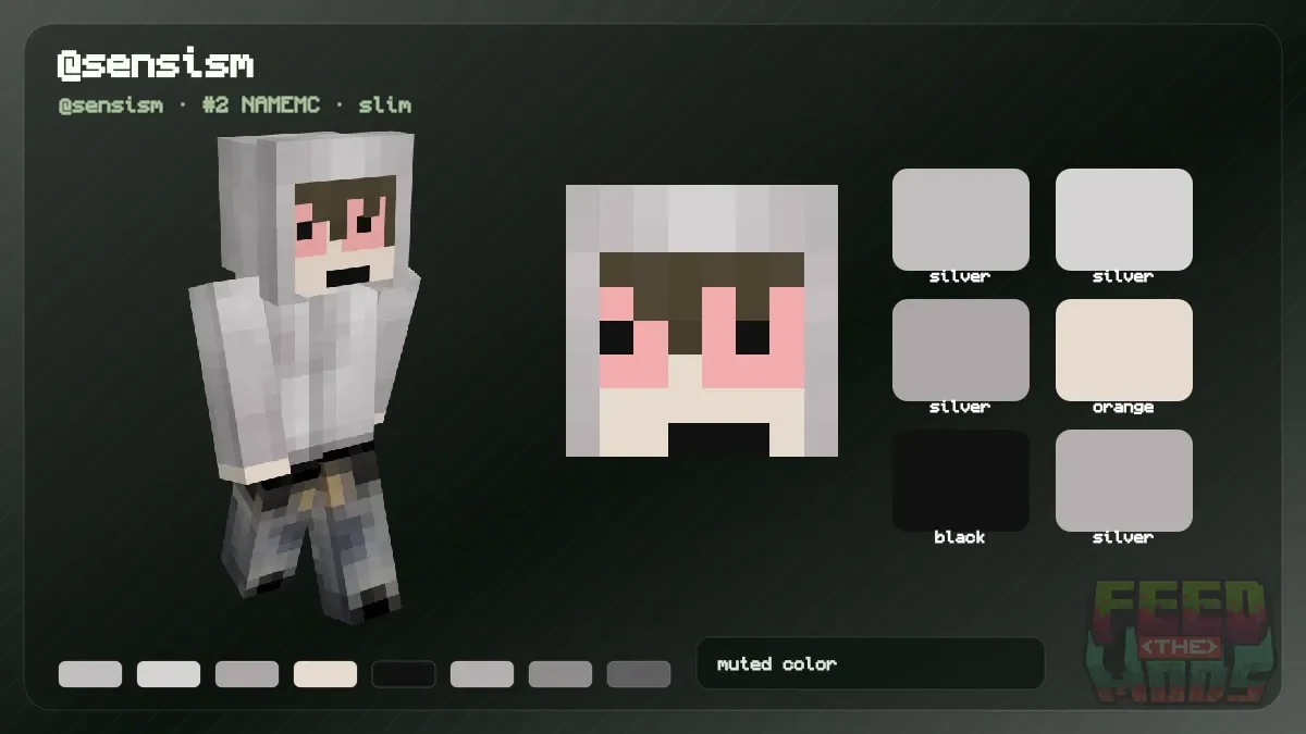 @sensism Minecraft skin (@sensism)