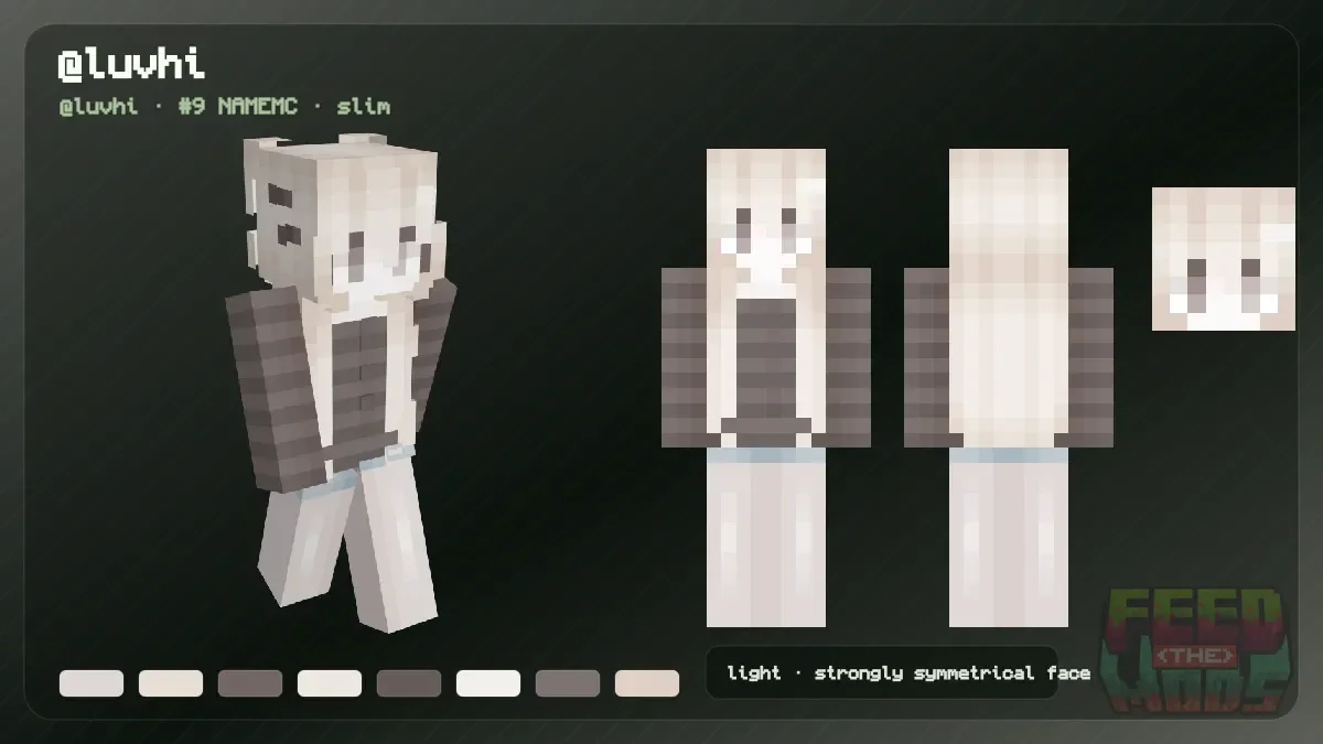 @luvhi Minecraft skin (@luvhi)