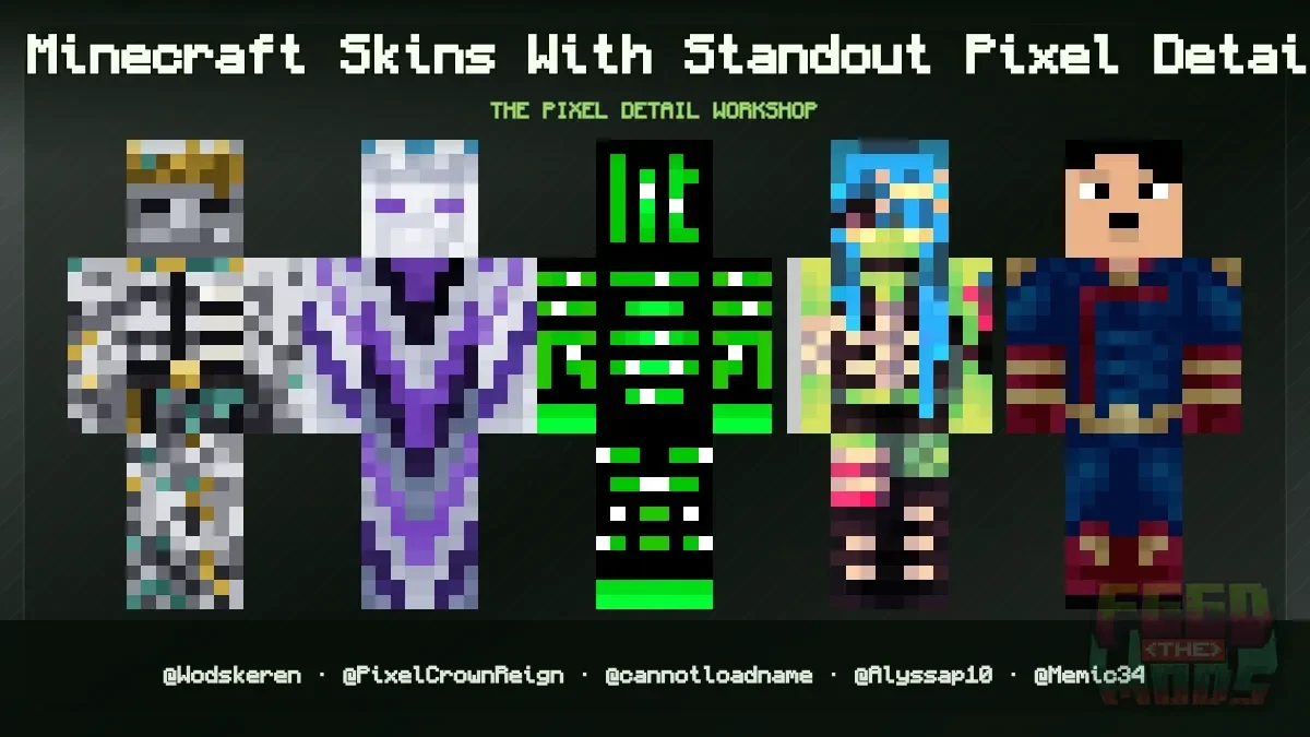 10 Minecraft Skins With Standout Pixel Details (August 2026)