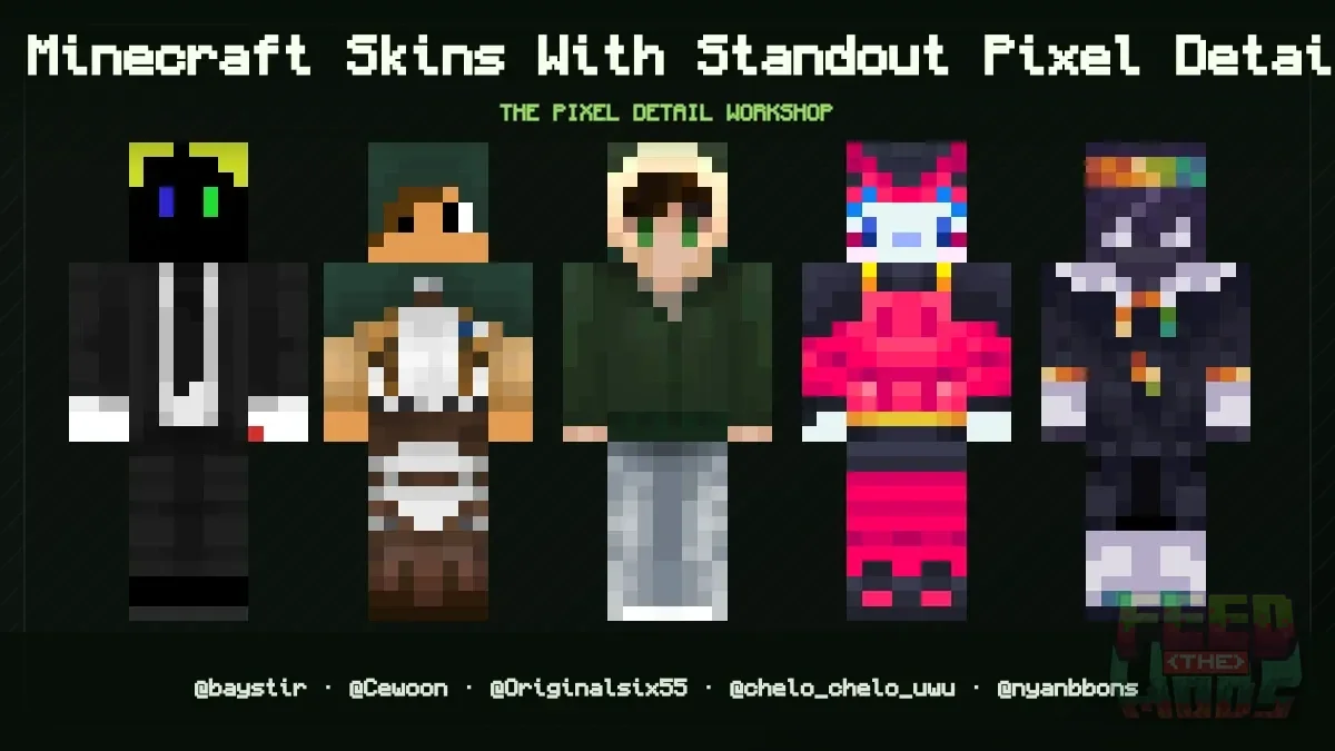 10 Minecraft Skins With Standout Pixel Details (July 2026)