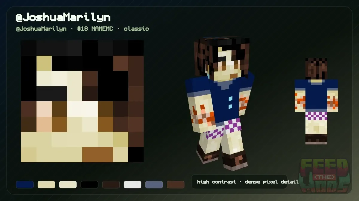 @JoshuaMarilyn Minecraft skin (@JoshuaMarilyn)