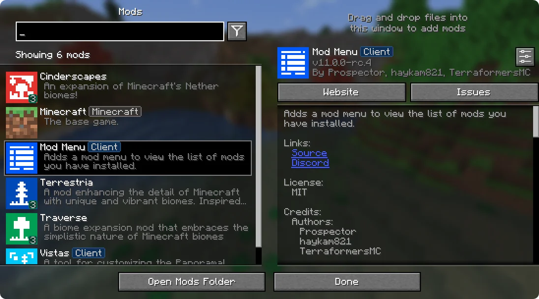 Mod Menu | Browse and Configure Mods In-Game