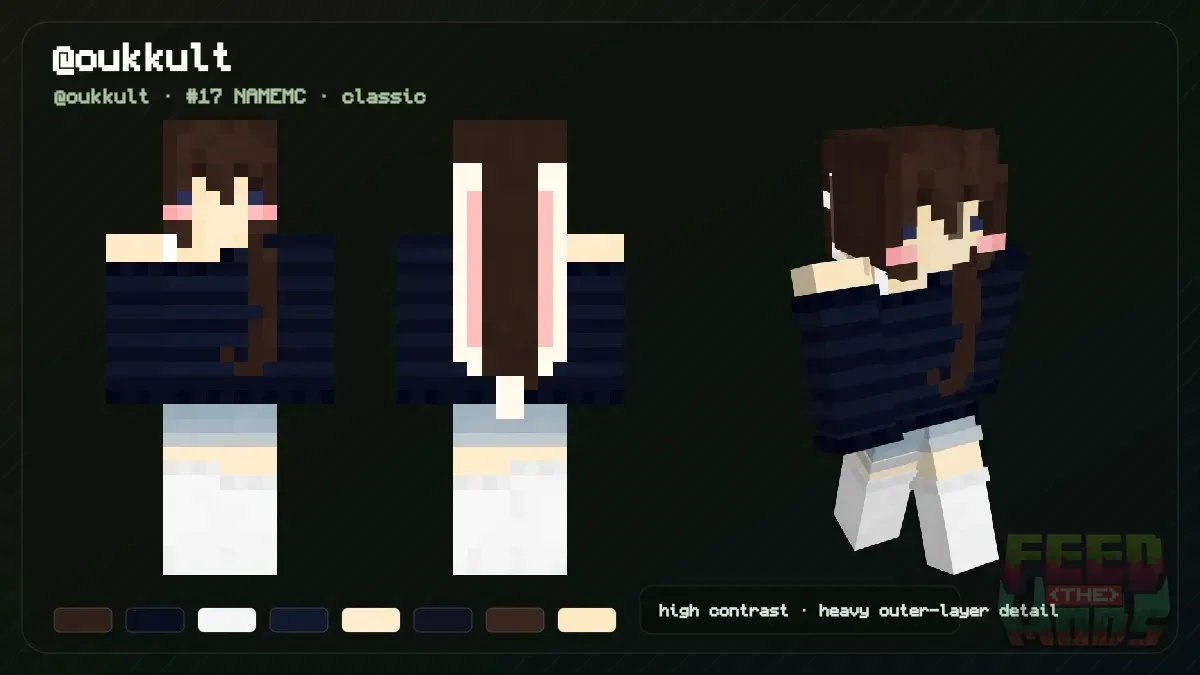 @oukkult Minecraft skin (@oukkult)