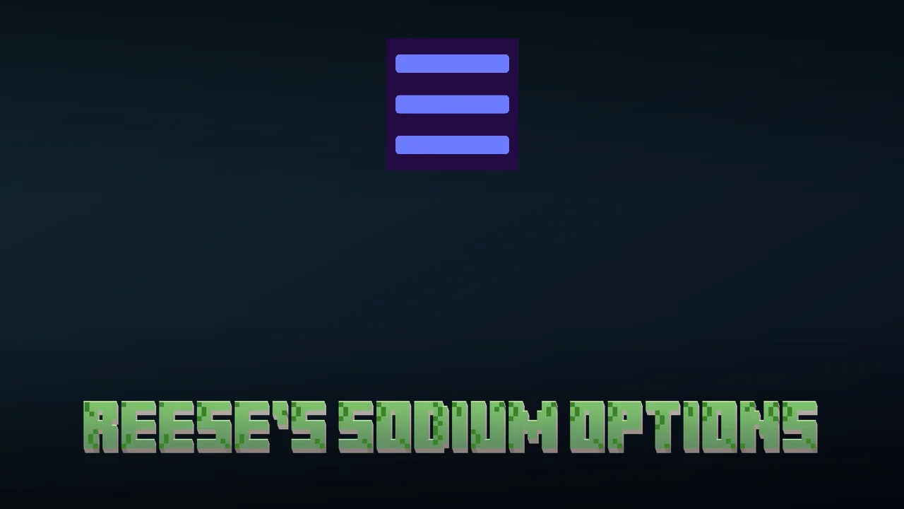 Reese's Sodium Options | A Cleaner Settings Screen