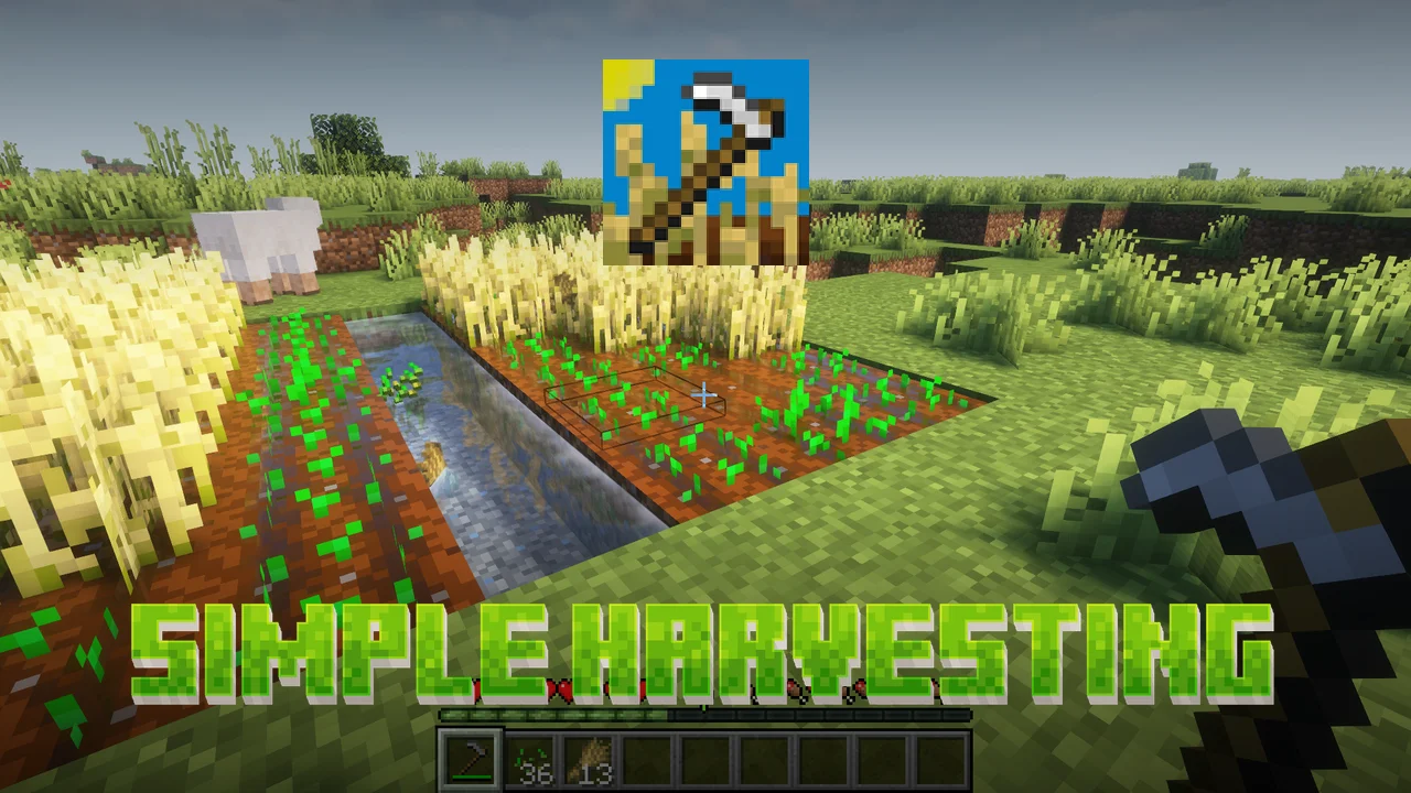 Simple Harvesting | Harvest and Replant in One Right Click