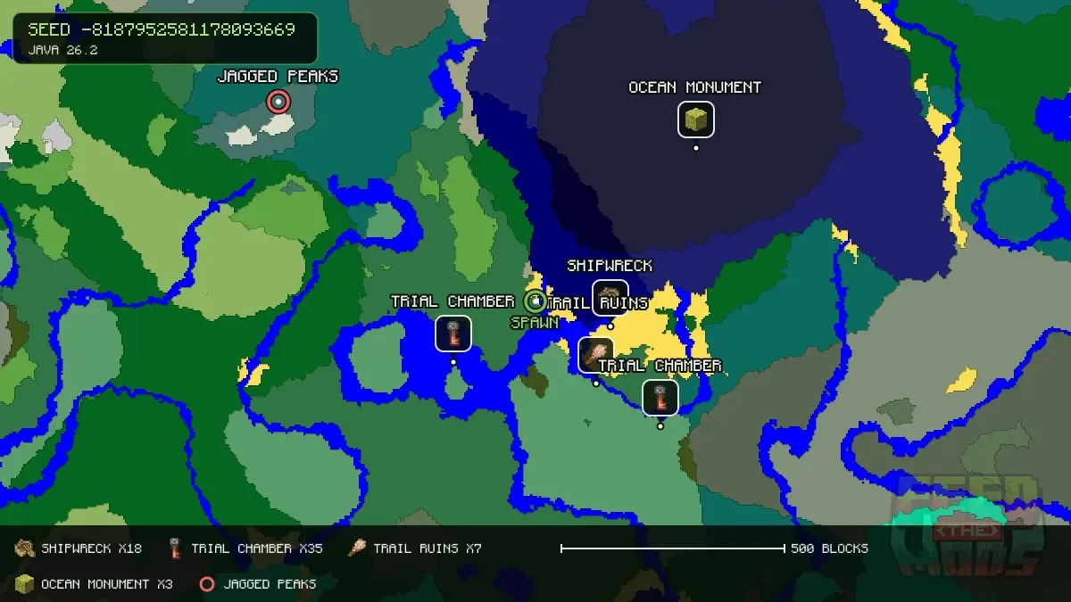 Spawn overview for seed -8187952581178093669
