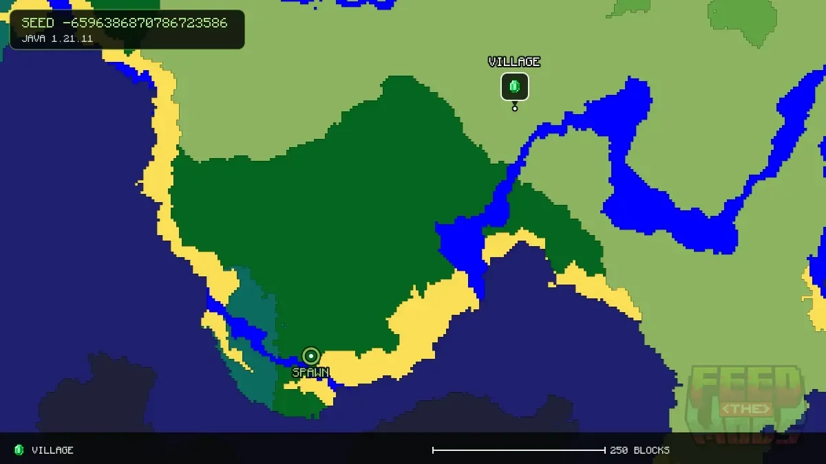 Village at 304, -352