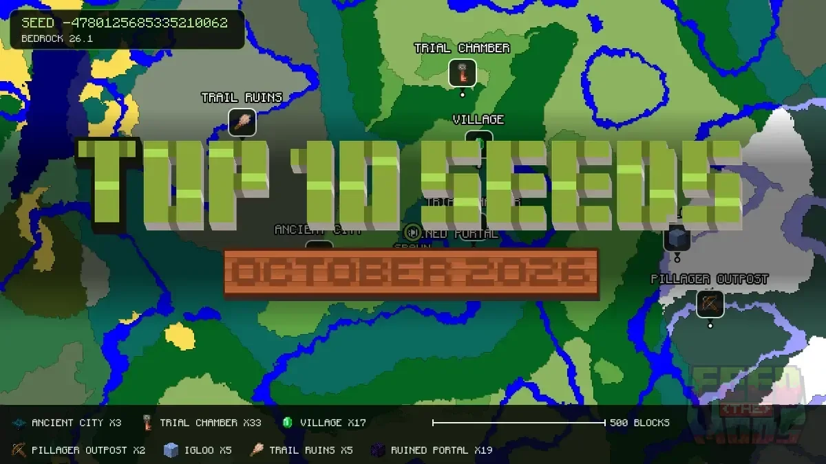 Top 10 Best Minecraft Seeds (October 2026)