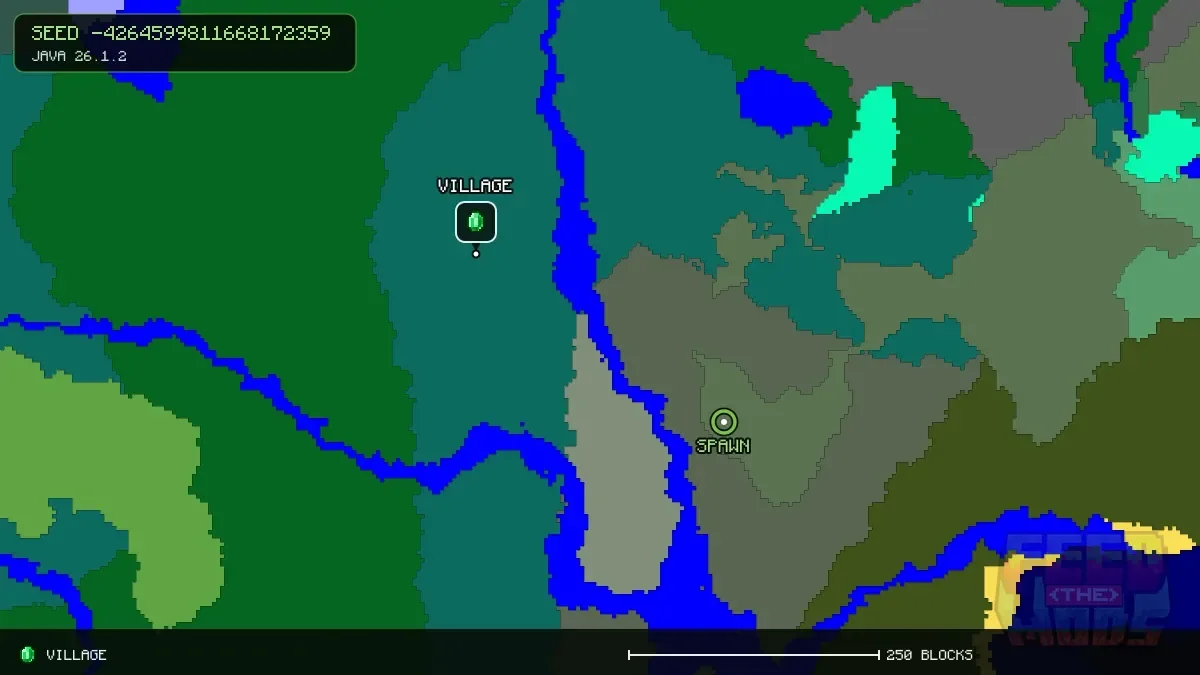 Village at -240, -160