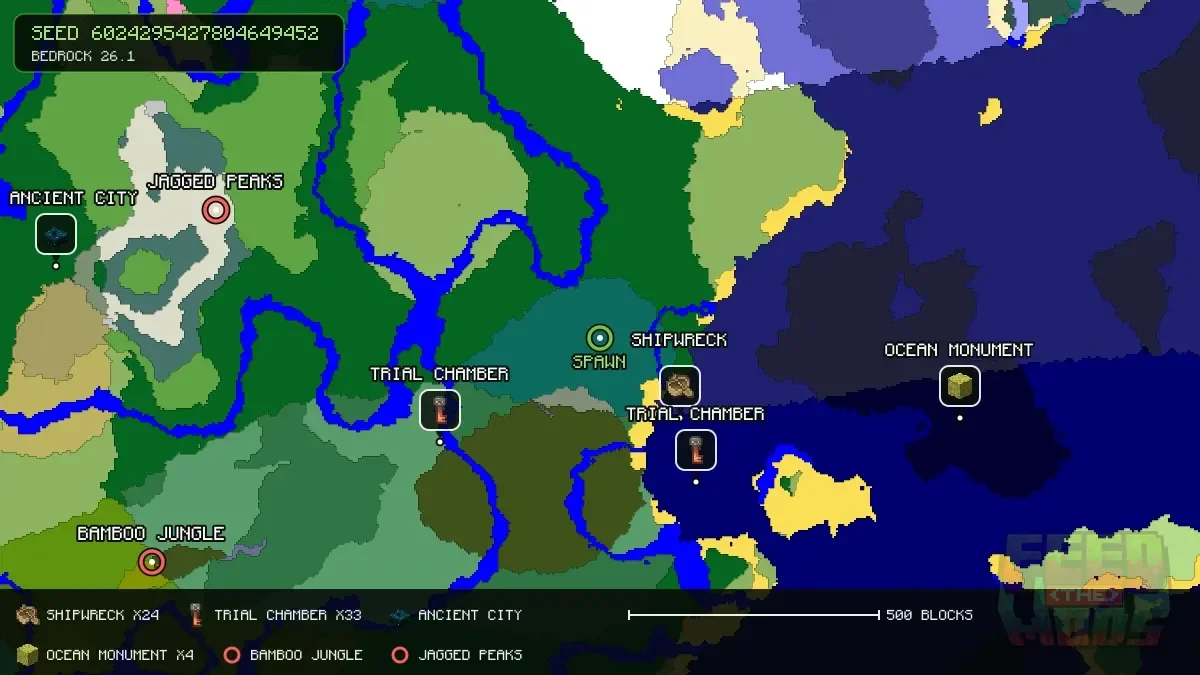 Spawn overview for seed 6024295427804649452