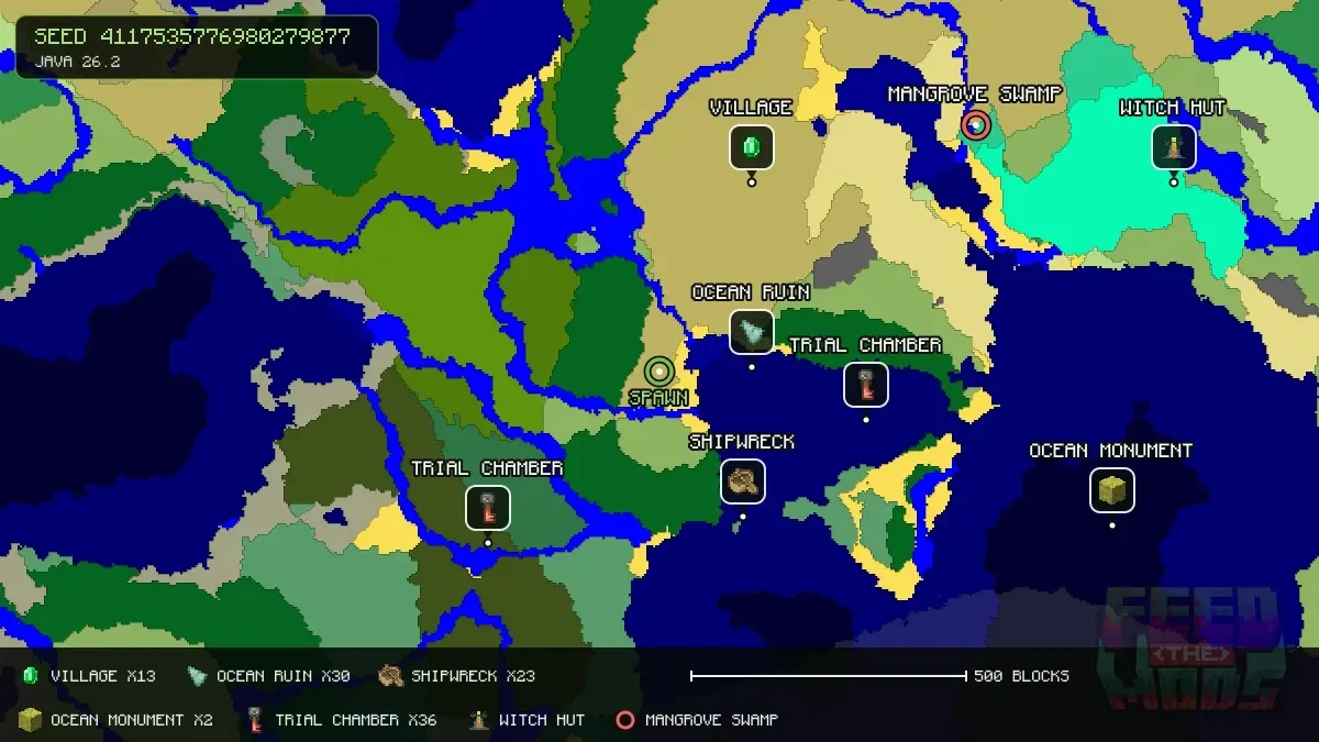 Spawn overview for seed 4117535776980279877